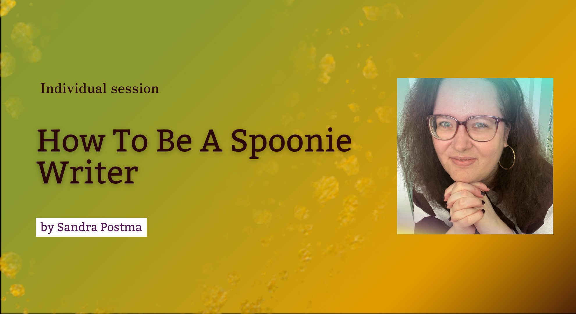 How To Be A Spoonie Writer
